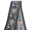 Garment Ribbon Polyester Tape Jacquard Fabric Rhombus Flower Ribbon 2inch