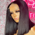 Bob Lace Human Hair Wigs for Women 8-14Inch Brazilian Straight Short Bob 4X1 13X1 Lace Human Hair Wigs