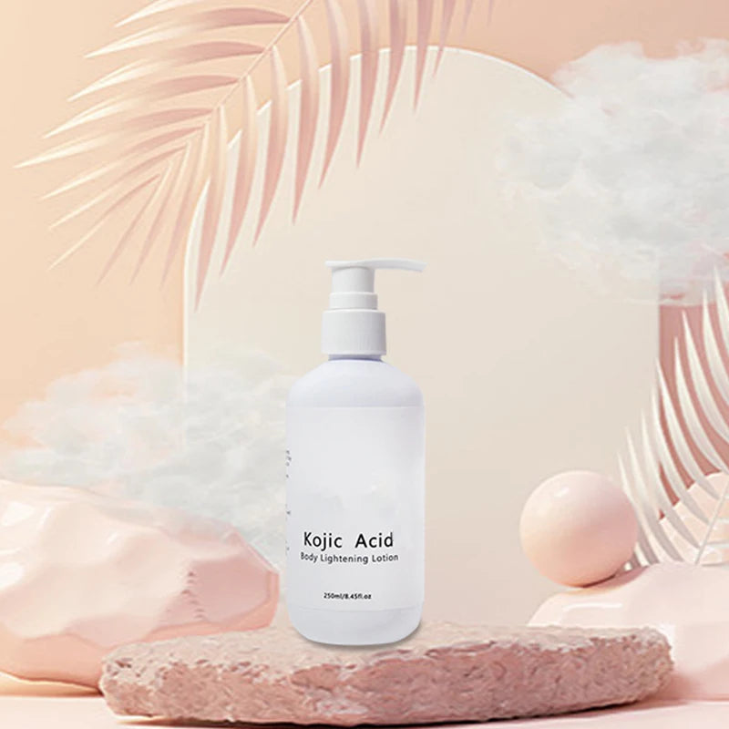 AiXin Private Label Kojic Acid Hyaluronic Acid Nourishing Skin Brightening Whitening Moisturizing Body Lotion Luxury Packaging