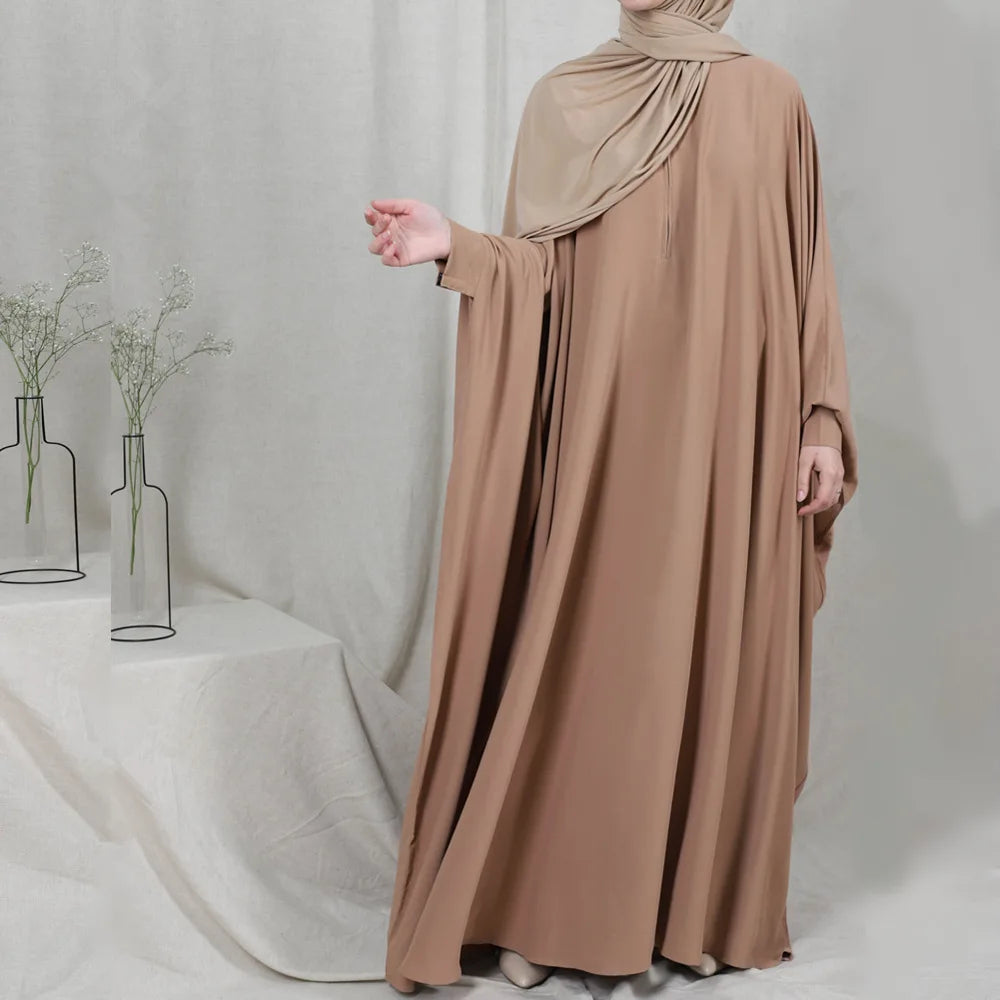Wholesale Price Fashionable Muslim Long Sleeve Abaya Plus Size Long Gulf Abayas