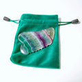 Huiying Hot Selling Natural Fluorite Guasha Board Facial Tool Handmade Gua Sha