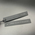Customized Own Brand Label Luxury Clothing Hangtags Garment Swing Hanging Tag With Printed Name Logo Price Tags With Rope String