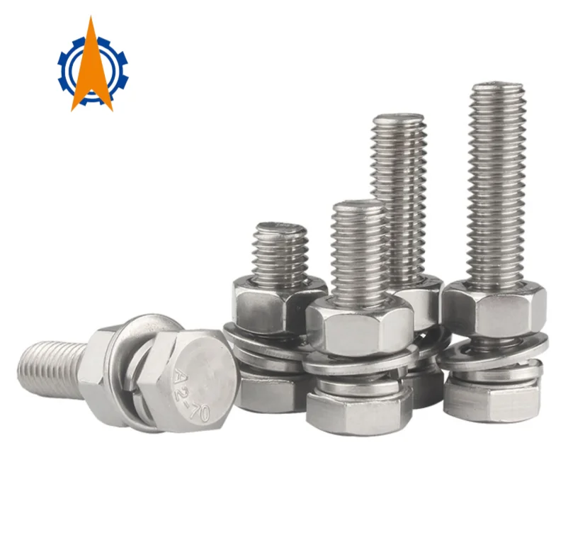Factory  Wholesale Hot Sales Customized  Hex Bolts Din 933 Stainless Steel Hex Head Bolt Standard Fastener