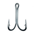 Stainless Steel Double Fishing Hook 8 Sizes Hook for Lake Ocean Beach Reservoir Fishing
