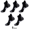 Custom Logo Men's Thick Towel Bottom Breathable Sports Socks Outdoor Running Basketball Hiking Badminton Men Socks Sports