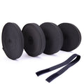 Wholesale 40m/Roll Knitted Webbing Flat Woven Belt Band Nylon Printed Logo Frontal Lace Wig Slayer Custom Elastic Band for Wigs
