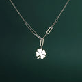 4 Leaf Clover Pendant Stainless Steel Necklace Fashion Jewelry Necklaces for Man Woman