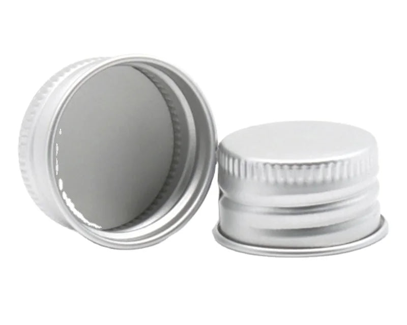 Wholesale Cosmetics Metal Lid Aluminum Bottle Screw Cover Cap