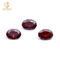 Junyuan Jewelry Hot Selling Cubic Zirconia Garnet Oval Loose Stone Gemstone