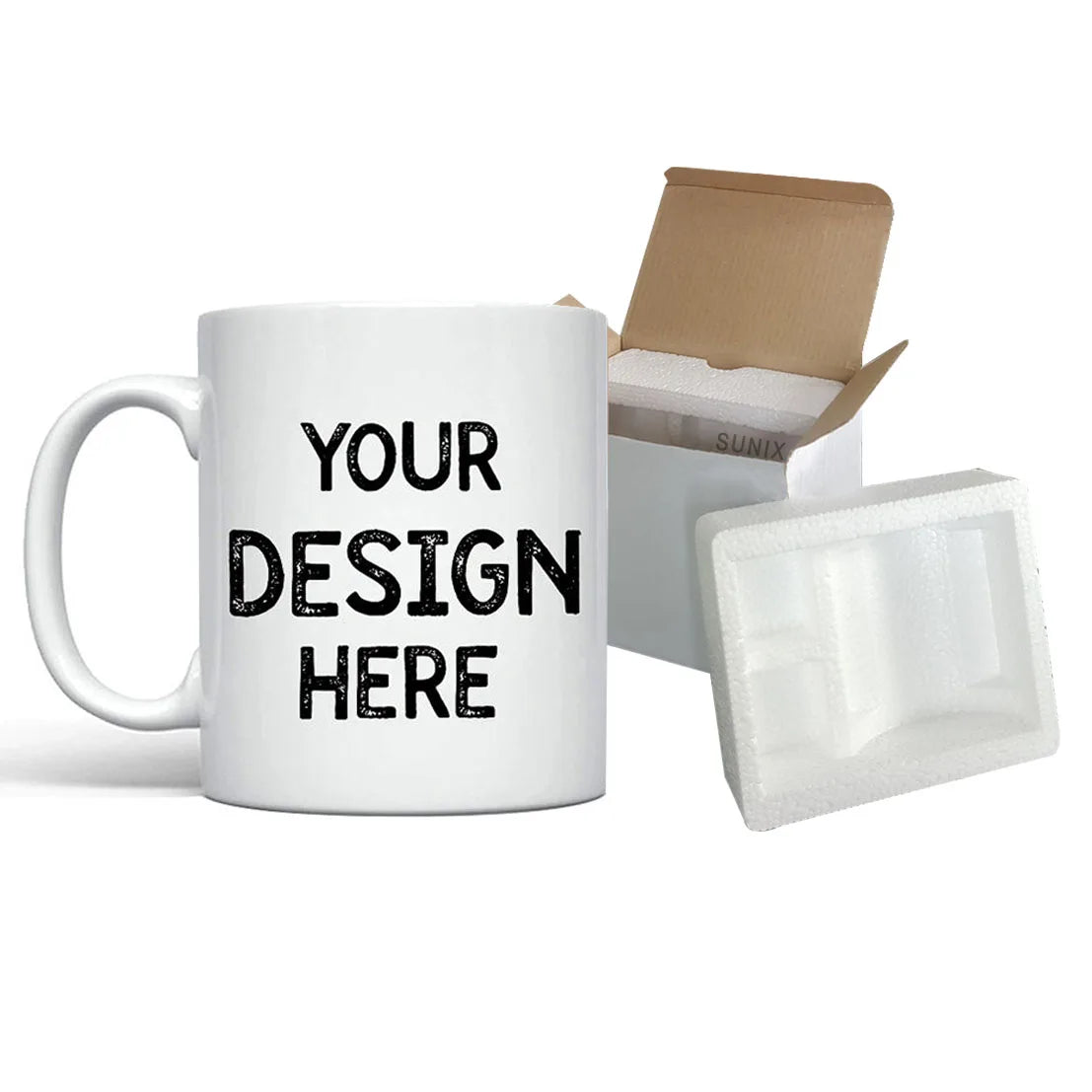Mug Manufacturer Personalized  Christmas Custom Logo 11oz 15oz Porcelain Plain White Black Coffee Mug Ceramic Mug Coffee