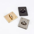 Meetee BF811 Alloy O-ring Arch Bridge Hook Pendant Bag Accessories Mirror Opening Non-removable Ring Side Clip