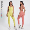 SHINBENE Super Cloud 2.0 Half Zip Workout Romper Yoga One Piece Tank Tops Full Length Jumpsuits Exercise Romper