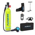 Gas Bottle Spare Air Tank Diving Cylinder 1L /15-25 Minutes Freedom Breathing Underwater Oxygen Cylinders for Sale lung tank