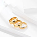 Simplified 18K Gold Tungsten Steel Ring Men's Rings Stainless Steel Other Fashion Accessories Fine Jewelry Rings