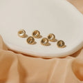 Premium Gold Filled Earring Back Swirl Design Jewelry Making Findings & Components Sterling Silver Pumpkin Earplugs