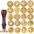 Alice Town Series Wax Seal Stamp Brass Head Logo Clear Tampon for Scrapbooking 2022 for Teachers Baby