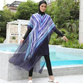 MOTIVE FORCE Newest Selling Custom Color Hijab Long Sleeves Swimsuit 3pcs Cover up Islamic Burkini Muslim Swimwear Women