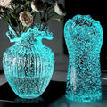 Creative Vase Mouth Home Decoration Cat Claw Fluorescent Vase Star Luminous Glass Vase