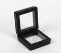 Wholesale Various Size Plastic 3D Floating Frame Modern Style Hanging Promotional Display Holder Box White/Black Silk Screen