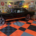 Interlocking PP Garage Floor Tiles New Material Easy Click for Car Wash Detailing Shop Car Showroom Warehouse Manufactured China