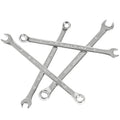NINDEJIN Industrial Grade 11PCS OEM Chromium-vanadium Steel Wrench Tool Set CR-V 8-22mm Open End Combination Wrench