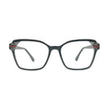 New Anti Blue Light Eyeglasses for Unisex Fashion Square Eyeglasses Vintage Oversized Clear Flat Lens Optical Frames