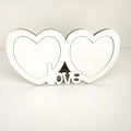 RubySub Sublimation Blank MDF Wooden Photo Frame Custom Printing Love Heart Gift Hardboard Photo Frame