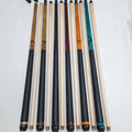 Jassinry 58inch+13mm 3sections Solid Wood  Billiard Punch Break Cues Tiger Maple/rengas Wood/ebony Wood Pool Jump and Break Cues