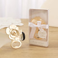 Creative Golden Rose Flower Beer Bottle Opener Wedding Birthday Party Favors Return Souvenir Gifts for Guests