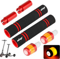 Ulip LED Lights Handlebar Extender Grips Set Xiaomi M365 Pro Pro2 1S MI3 Ninebot ES1/ES2/ES3/ES4 Electric Scooter Made Plastic