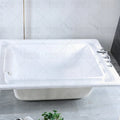 Rectangle Plastic Adult Bath Tub Embedded Drop in Indoor Swim Bath Tub for Outdoor Balcony Hotel