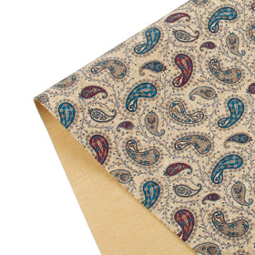 INFOCORK Newly Printed Green Botany Leaves Microfiber Cork Fabric - Durable Faux Synthetic Leather | Factory Direct Wholesale
