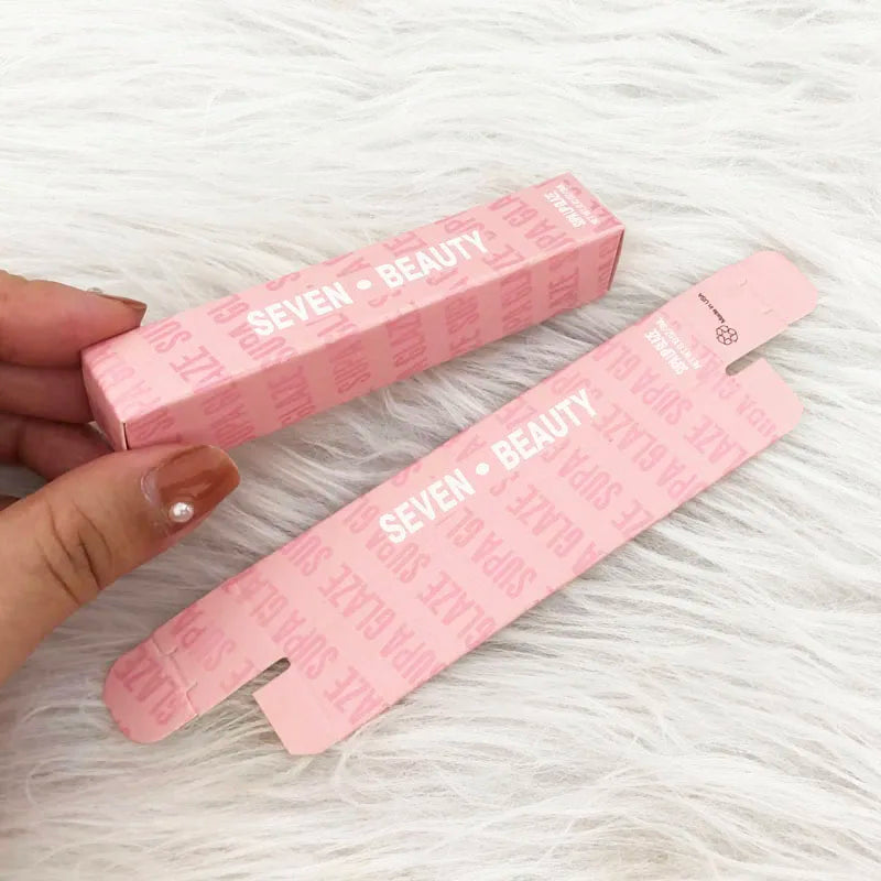 OEM Private Label Lip Stick Tubes Packages Paper Box Lipgloss Lip Balm Custom logo Packaging Boxes
