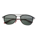 New Luxury Unisex Oversized Sunglasses Vintage Square Sport Retro Driving Eyewear Metal Frame TAC Lenses Gray UV400 Protection