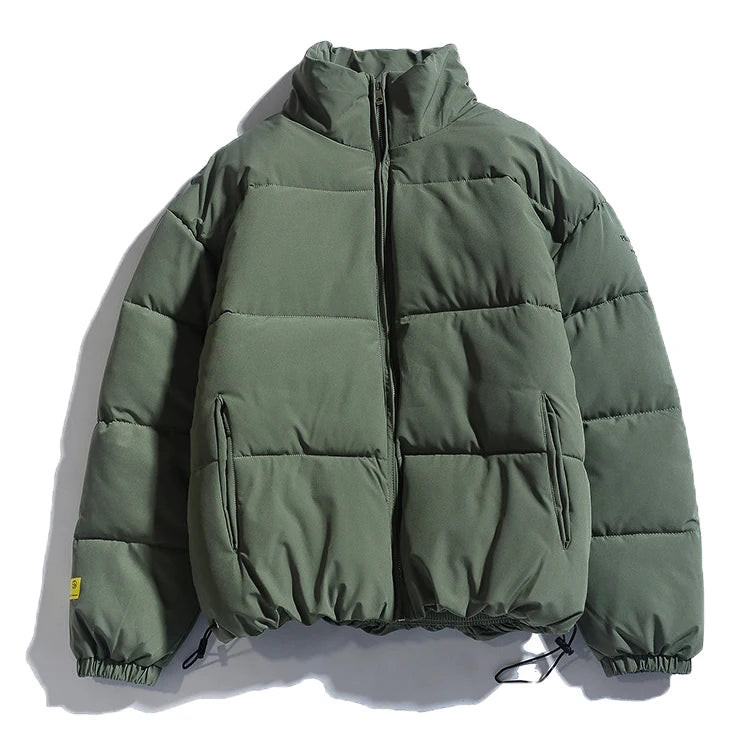 OEM Supplier's Custom Men's Winter Bomber Jacket with Stand Collar Woven Fabric Waterproof Breathable Windproof Outdoor Use