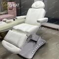 Electric 4 Motor Adjustable Rotatable Heating Therapy Spa Salon Eyelash Lash Bed Beauty Chair Facial Treatment Massage Table