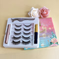 2023 New for Handmade Silk/Mink Lash Packaging Box Custom Your Own Brand Private Label Magnetic Lashes Liner Light Soft