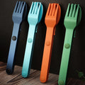 High Quality 3-in-1 Magnetic Matte Portable Tableware Set Easy-to-Carry Aluminum Knife Fork Spoon Camping Picnics Metal