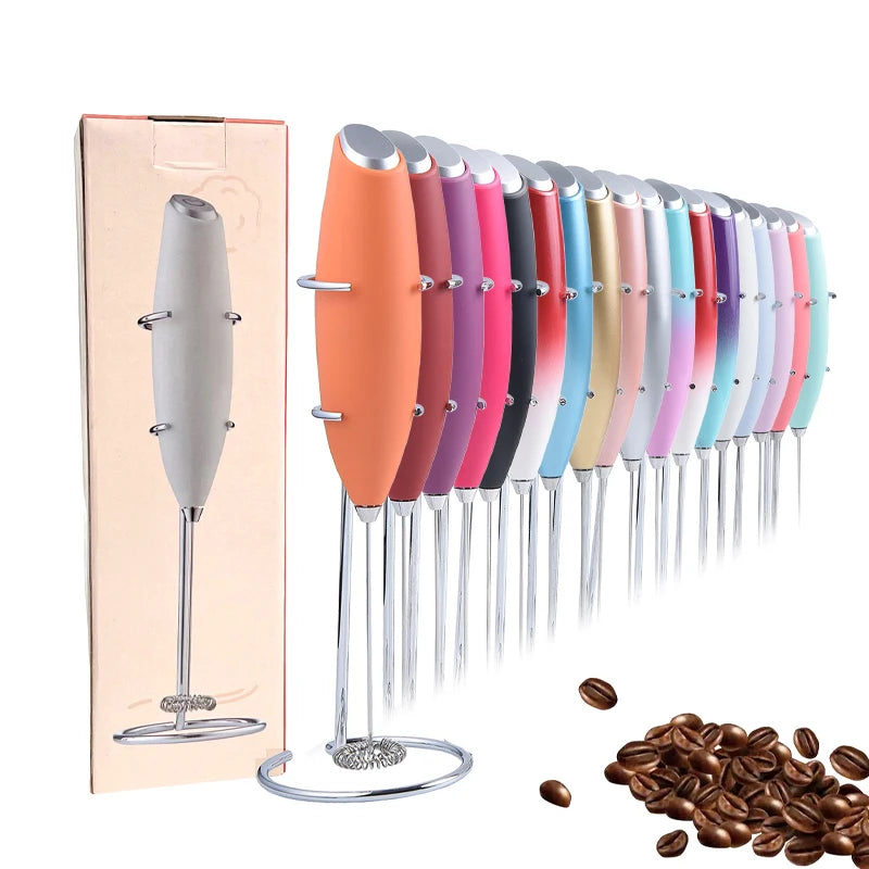 Handheld Food Mixer Electronic Homeuse  Milk Frother Automatic Manual Home Portable Electric Milk Frother
