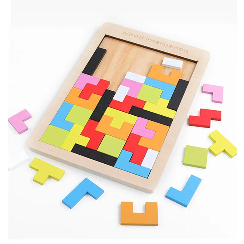 Educational Wooden Russian Alphabet Puzzle Board Game - Creative Montessori Learning Toy for Toddlers & Preschoolers