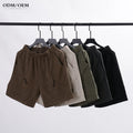 Wholesale Men'S Casual Satin Beach Fabric Five Pants Shorts Waterproof Quick-Drying Beach Shorts for Men