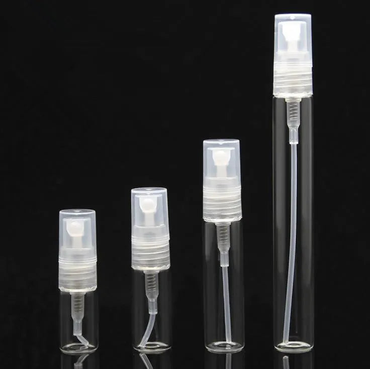 2ml 3ml 5ml 10ml  Mini Empty clear Glass Pen Type Perfume Spray Bottle