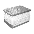 Anjuny CLASSIC Rectangle Car Trunk Box 50L Large Capacity Foldable Plastic Storage Organizer for Home & Outdoor 2.5KGS PP Type