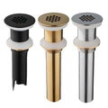 SS304 Modern Design Push Down Pop-up Drain Click Clack Basin Waste Sink Stopper for Kitchen Application
