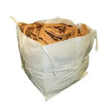 EGP factory 90x90x100cm Big Bags Firewood Packing Bag 1500 kgs Flat Bottom White PP Woven FIBC Jumbo Bags Chinese Factory