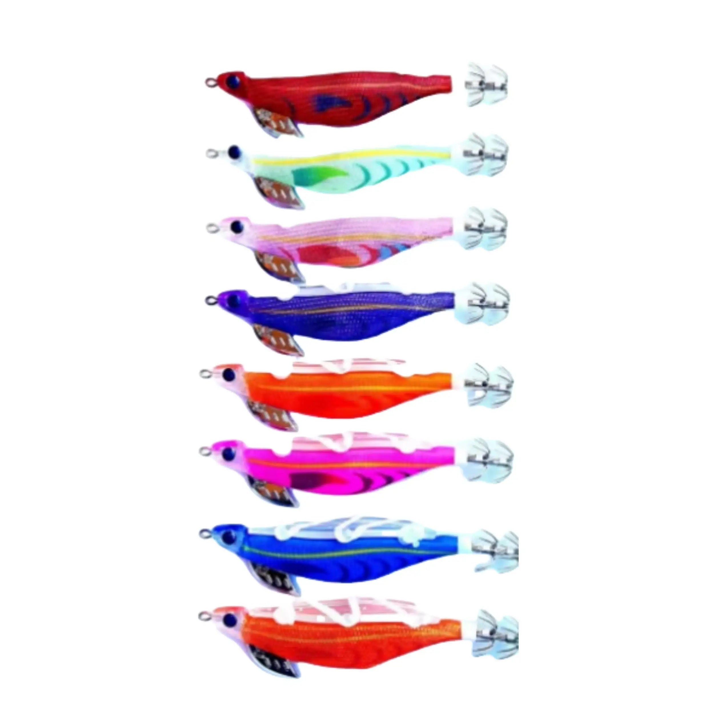 New Design Arrival 19g 3.5 #S Ea Fishing Luminous Wood Shrimp with Squid Hook