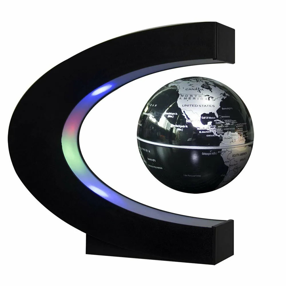 Floating Magnetic Levitation Globe Novelty Ball Light LED World Map Electronic Antigravity Lamp Home Decoration Creative Gifts