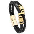 Wholesale Hot Selling Men's Jewelry Leather Bracelet Woven Bracelet Men's Bracelet Gift Pulsera Para Hombres