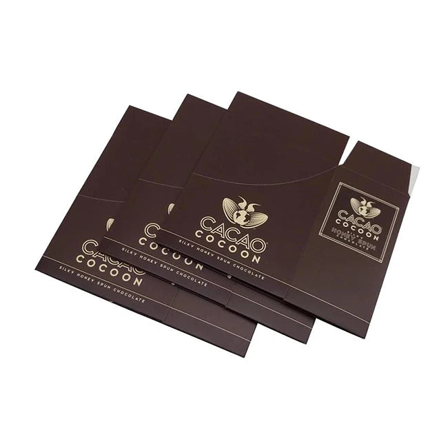 Custom Silver Metallic Holographic Mushroom Chocolate Bar Packaging Chocolate Bar Display Box