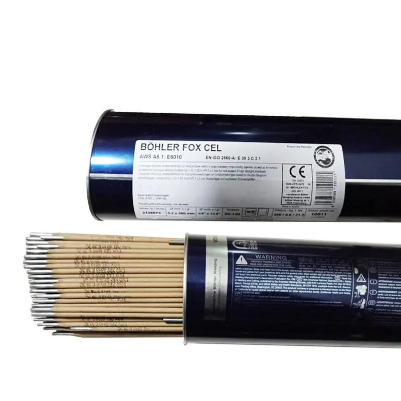 BOHLER E6010/E7010Cellulose Welding Rods Supplied by the Manufacturer for Pipeline Welding Rods